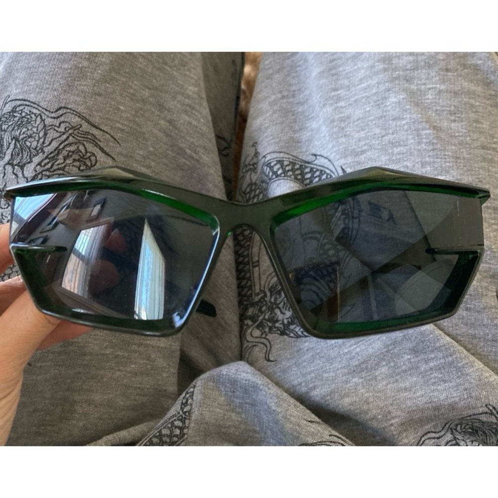 Green Translucent Sunglasses